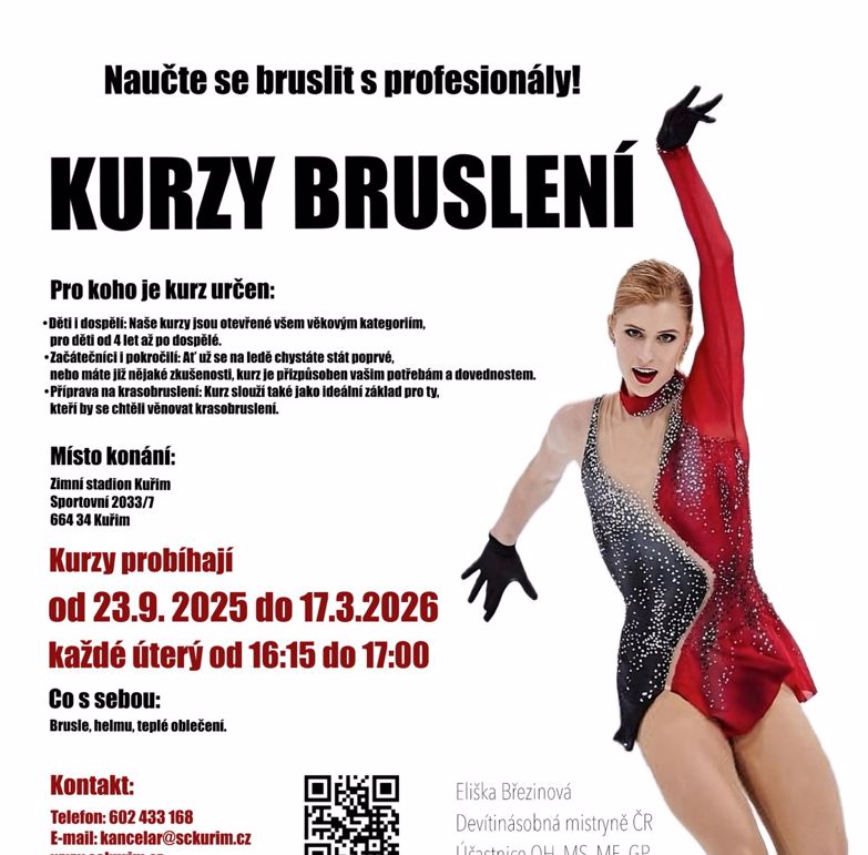 Kurzy bruslení - 2025/2026