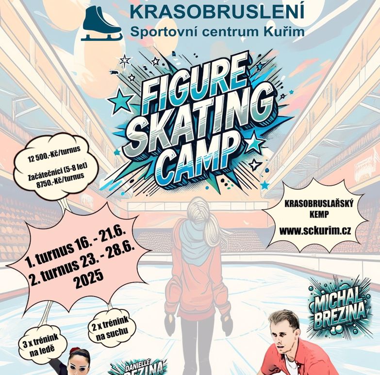 Krasobruslařský kemp v Kuřimi 2025